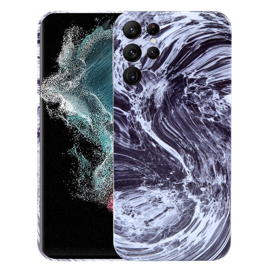 For Samsung Galaxy S22 Ultra 5G Marble Pattern Phone Case(Black White) - free shipping - PMC Jewellery - Order now!