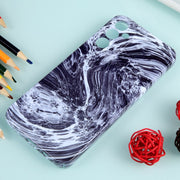 For Samsung Galaxy S22 Ultra 5G Marble Pattern Phone Case(Black White)