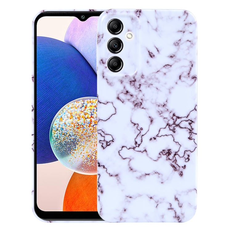 For Samsung Galaxy A14 Marble Pattern Phone Case(Red White) - free shipping - PMC TechLife - Order now!