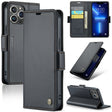 For iPhone 13 Pro CaseMe 023 Butterfly Buckle Litchi Texture RFID Anti-theft Leather Phone Case(Black) - iPhone 13 Pro Cases by CaseMe | Online Shopping South Africa | PMC TechLife