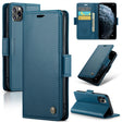 For iPhone 11 Pro Max CaseMe 023 Butterfly Buckle Litchi Texture RFID Anti-theft Leather Phone Case(Blue) - iPhone 11 Pro Max Cases by CaseMe | Online Shopping South Africa | PMC TechLife | Buy Now Pay Later Mobicred