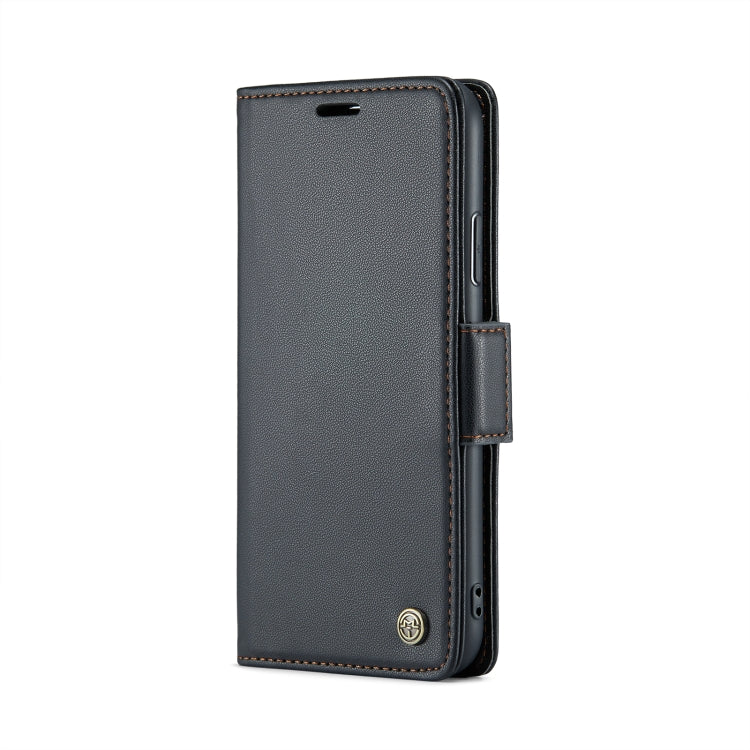 For iPhone XS Max CaseMe 023 Butterfly Buckle Litchi Texture RFID Anti-theft Leather Phone Case(Black) - More iPhone Cases by CaseMe | Online Shopping South Africa | PMC TechLife | Buy Now Pay Later Mobicred