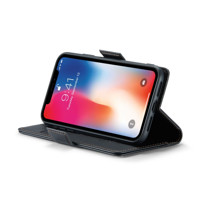 For iPhone XS Max CaseMe 023 Butterfly Buckle Litchi Texture RFID Anti-theft Leather Phone Case(Black) - More iPhone Cases by CaseMe | Online Shopping South Africa | PMC TechLife | Buy Now Pay Later Mobicred