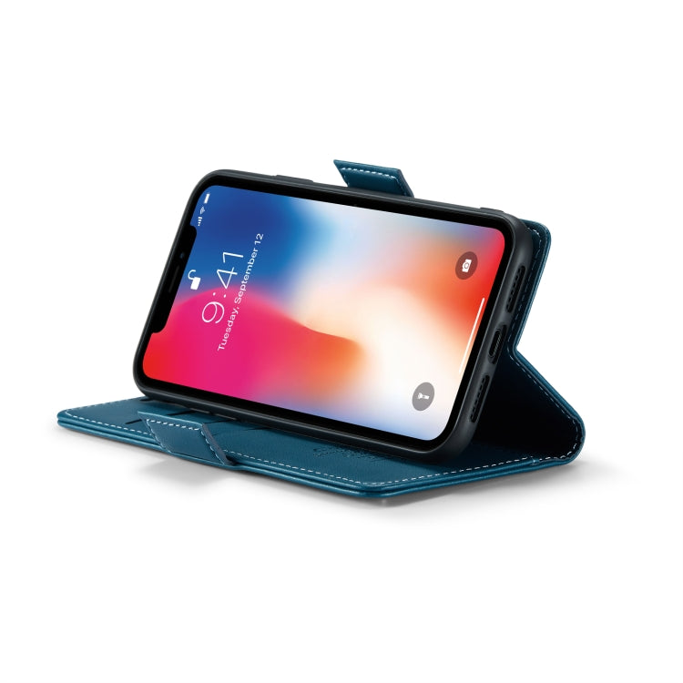 For iPhone XS Max CaseMe 023 Butterfly Buckle Litchi Texture RFID Anti-theft Leather Phone Case(Blue) - More iPhone Cases by CaseMe | Online Shopping South Africa | PMC TechLife | Buy Now Pay Later Mobicred