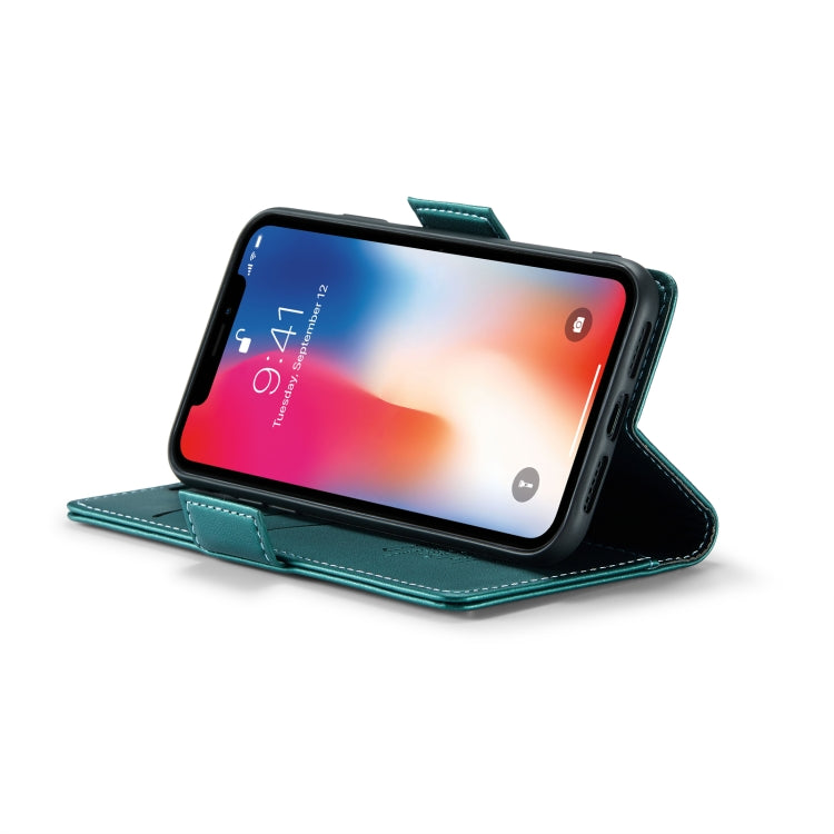 For iPhone XS Max CaseMe 023 Butterfly Buckle Litchi Texture RFID Anti-theft Leather Phone Case(Pearly Blue) - More iPhone Cases by CaseMe | Online Shopping South Africa | PMC TechLife
