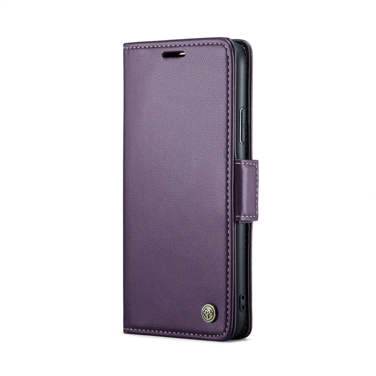 For iPhone XS Max CaseMe 023 Butterfly Buckle Litchi Texture RFID Anti-theft Leather Phone Case(Pearly Purple) - More iPhone Cases by CaseMe | Online Shopping South Africa | PMC TechLife | Buy Now Pay Later Mobicred
