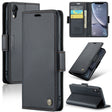 For iPhone XR CaseMe 023 Butterfly Buckle Litchi Texture RFID Anti-theft Leather Phone Case(Black) - More iPhone Cases by CaseMe | Online Shopping South Africa | PMC TechLife | Buy Now Pay Later Mobicred