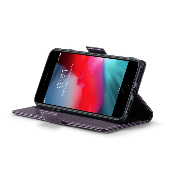 For iPhone 6 Plus/7 Plus/8 Plus CaseMe 023 Butterfly Buckle Litchi Texture RFID Anti-theft Leather Phone Case(Pearly Purple) - More iPhone Cases by CaseMe | Online Shopping South Africa | PMC TechLife | Buy Now Pay Later Mobicred