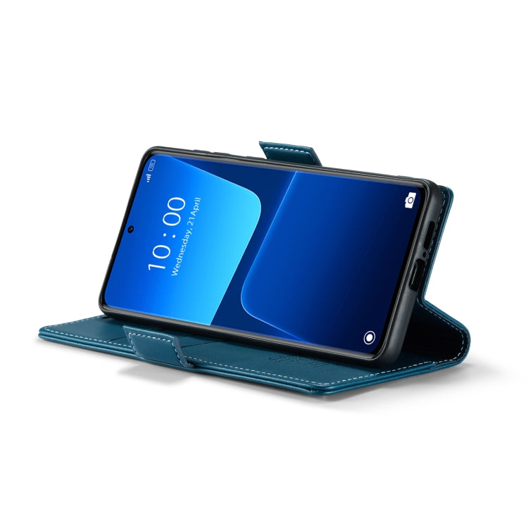 For Xiaomi 13 Pro CaseMe 023 Butterfly Buckle Litchi Texture RFID Anti-theft Leather Phone Case(Blue) - free shipping - PMC TechLife - Order now!