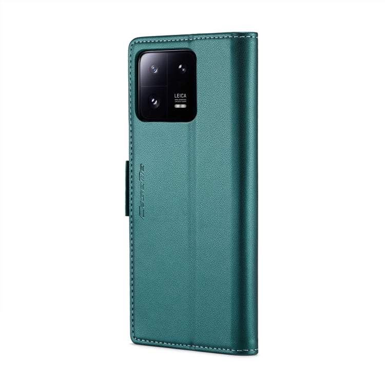 For Xiaomi 13 Pro CaseMe 023 Butterfly Buckle Litchi Texture RFID Anti-theft Leather Phone Case(Pearly Blue) - free shipping - PMC TechLife - Order now!