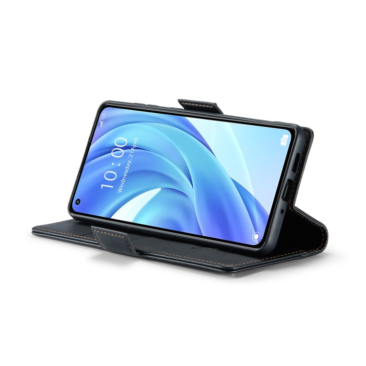 For Xiaomi Mi 11 Lite CaseMe 023 Butterfly Buckle Litchi Texture RFID Anti-theft Leather Phone Case(Black) - free shipping - PMC TechLife - Order now!