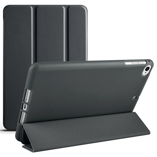 For iPad mini 5 / 4 / 3 / 2 / 1 3-folding TPU Horizontal Flip Leather Tablet Case with Holder(Black) - free shipping - PMC Jewellery - Order now!