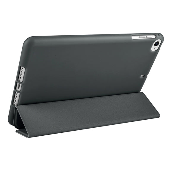 For iPad mini 5 / 4 / 3 / 2 / 1 3-folding TPU Horizontal Flip Leather Tablet Case with Holder(Black)