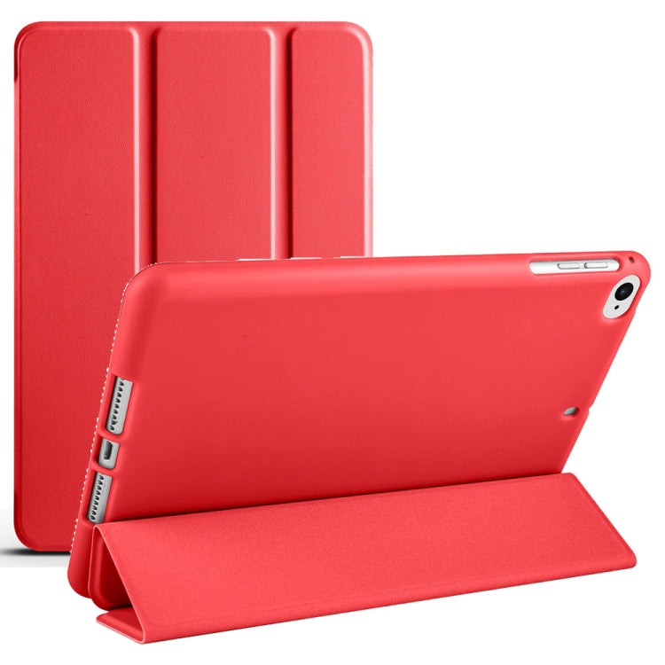 For iPad 9.7 2018 / 2017 / Air 2 / Air 3-folding TPU Horizontal Flip Leather Tablet Case with Holder(Red) - free shipping - PMC Jewellery - Order now!
