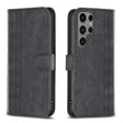 For Samsung Galaxy S23 Ultra 5G Plaid Embossed Leather Phone Case(Black) - free shipping - PMC TechLife - Order now!
