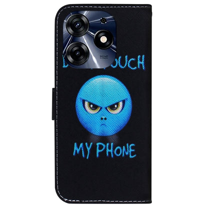 For Tecno Spark 10 Pro Coloured Drawing Flip Leather Phone Case(Anger) - free shipping - PMC Jewellery - Order now!