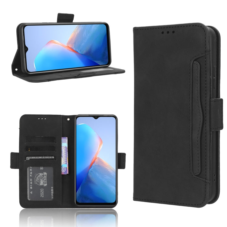 For Infinix Smart 7 HD X6516 Skin Feel Calf Texture Card Slots Leather Phone Case(Black) - free shipping - PMC TechLife - Order now!