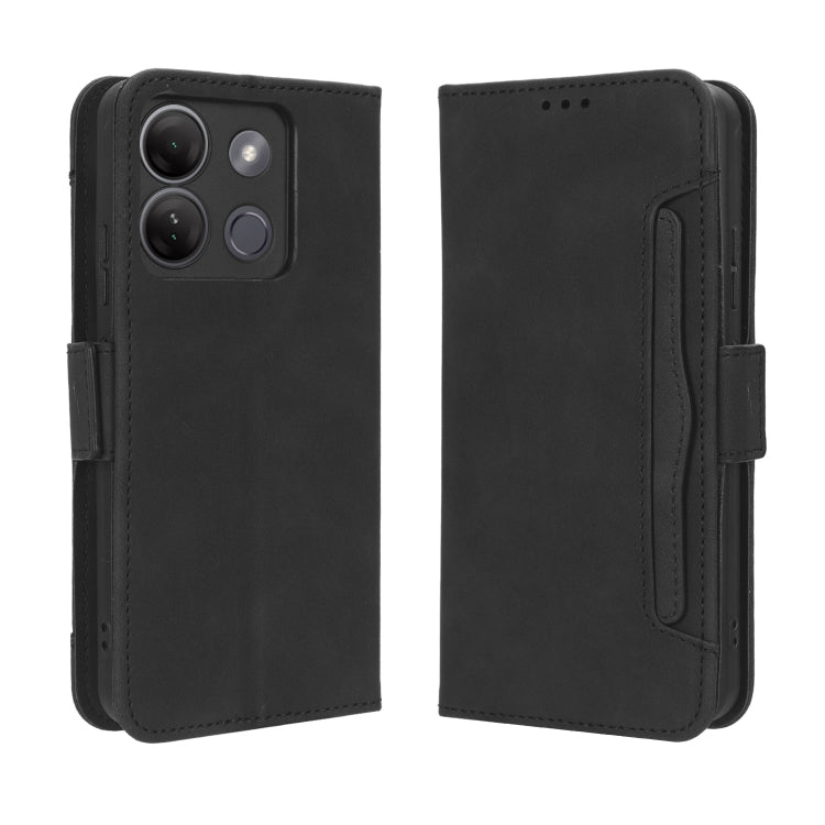 For Infinix Smart 7 HD X6516 Skin Feel Calf Texture Card Slots Leather Phone Case(Black) - free shipping - PMC TechLife - Order now!