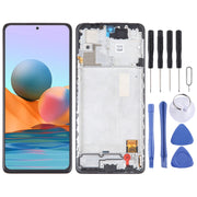 OLED Material LCD Screen For Xiaomi Redmi Note 10 Pro 4G Digitizer Full Assembly with Frame