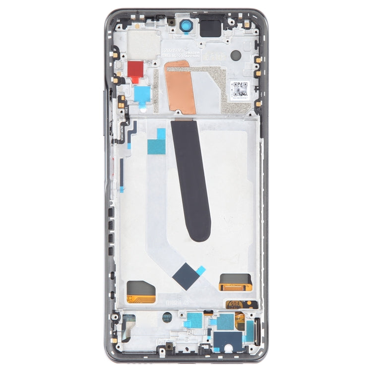 OLED LCD Screen For Xiaomi Mi 11i Digitizer Full Assembly with Frame(Black)