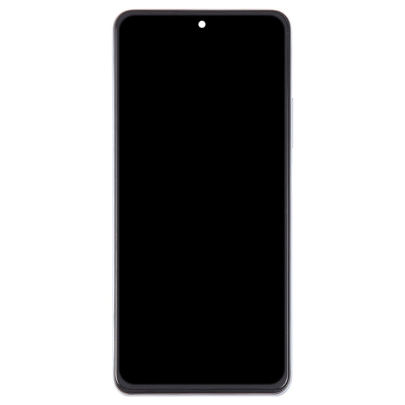 OLED LCD Screen For Xiaomi Redmi K40 Digitizer Full Assembly with Frame(Silver)