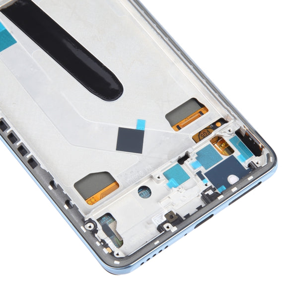 OLED LCD Screen For Xiaomi Redmi K40 Pro Digitizer Full Assembly with Frame(Blue)