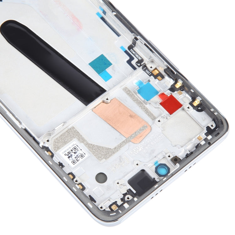 OLED LCD Screen For Xiaomi Redmi K40 Pro Digitizer Full Assembly with Frame(Silver)