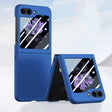 For Samsung Galaxy Z Flip5 Fuel Injection Integrated PC Skin Feel Phone Case(Blue) - free shipping - PMC TechLife - Order now!