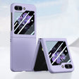 For Samsung Galaxy Z Flip5 Fuel Injection Integrated PC Skin Feel Phone Case(Purple) - free shipping - PMC TechLife - Order now!