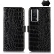 For Xiaomi Redmi K60 / K60 Pro 5G / Poco F5 Pro Crocodile Top Layer Cowhide Leather Phone Case(Black) - Xiaomi Cases by PMC TechLife | Online Shopping South Africa | PMC TechLife