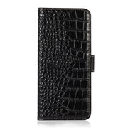 For Xiaomi Redmi K60 / K60 Pro 5G / Poco F5 Pro Crocodile Top Layer Cowhide Leather Phone Case(Black)