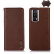 For Xiaomi Redmi K60 / K60 Pro / Poco F5 Pro KHAZNEH Nappa Top Layer Cowhide Leather Phone Case(Brown) - Xiaomi Cases by PMC TechLife | Online Shopping South Africa | PMC TechLife