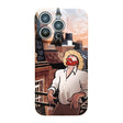 For iPhone 13 Precise Hole Oil Painting Pattern PC Phone Case(Tower) - iPhone 13 Cases by PMC TechLife | Online Shopping South Africa | PMC TechLife
