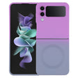 For Samsung Galaxy Z Flip3 5G Liquid TPU Silicone Gradient MagSafe Phone Case(Purple Grey) - Galaxy Phone Cases by PMC TechLife | Online Shopping South Africa | PMC TechLife