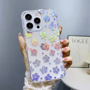 For iPhone 12 Little Star Series Glitter Powder TPU Phone Case(Lucky Clover)