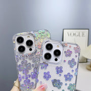 For iPhone 14 Little Star Series Glitter Powder TPU Phone Case(Pentangle)
