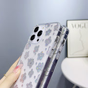 For iPhone 14 Pro Max Little Star Series Glitter Powder TPU Phone Case(Leopard Print)