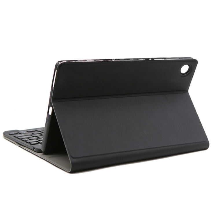 DY-M10P For Lenovo Smart Tab M10 HPD Plus TB-X606F 10.3 inch 2 in 1 Removable Magnetic ABS Bluetooth Keyboard + Protective Leather Tablet Case with Stand & Sleep / Wake-up & Pen Holder(Black)