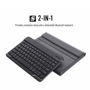 DY-M10P For Lenovo Smart Tab M10 HPD Plus TB-X606F 10.3 inch 2 in 1 Removable Magnetic ABS Bluetooth Keyboard + Protective Leather Tablet Case with Stand & Sleep / Wake-up & Pen Holder(Black)
