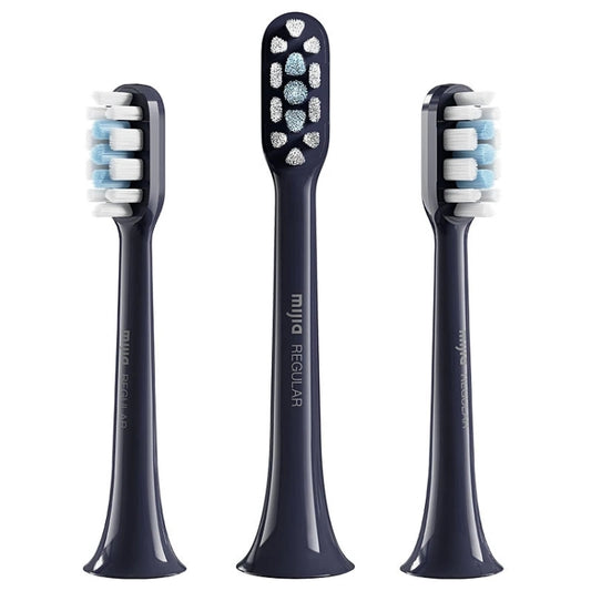Original Xiaomi Mijia 3pcs Brush Head Standard Type for Sonic Electric Toothbrush T301 / T302(Black) - free shipping - PMC Jewellery - Order now!