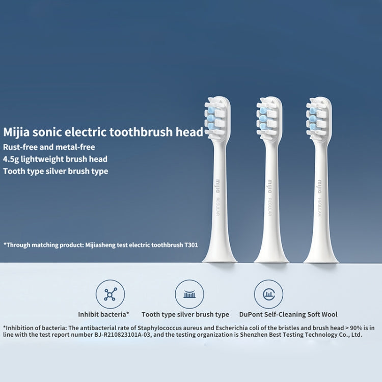 Original Xiaomi Mijia 3pcs Brush Head Standard Type for Sonic Electric Toothbrush T301 / T302(Black) - free shipping - PMC TechLife - Order now!