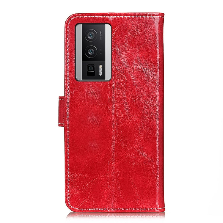 For Xiaomi Poco F5 Pro/Redmi K60/K60 Pro Retro Crazy Horse Texture Horizontal Flip Leather Phone Case(Red) - free shipping - PMC TechLife - Order now!