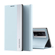 For Xiaomi Poco F5 Pro Side Side Electroplated Magnetic Leather Phone Case(Light Blue) - free shipping - PMC TechLife - Order now!