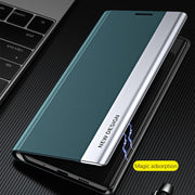 For Xiaomi Poco F5 Pro Side Side Electroplated Magnetic Leather Phone Case(Yellow)