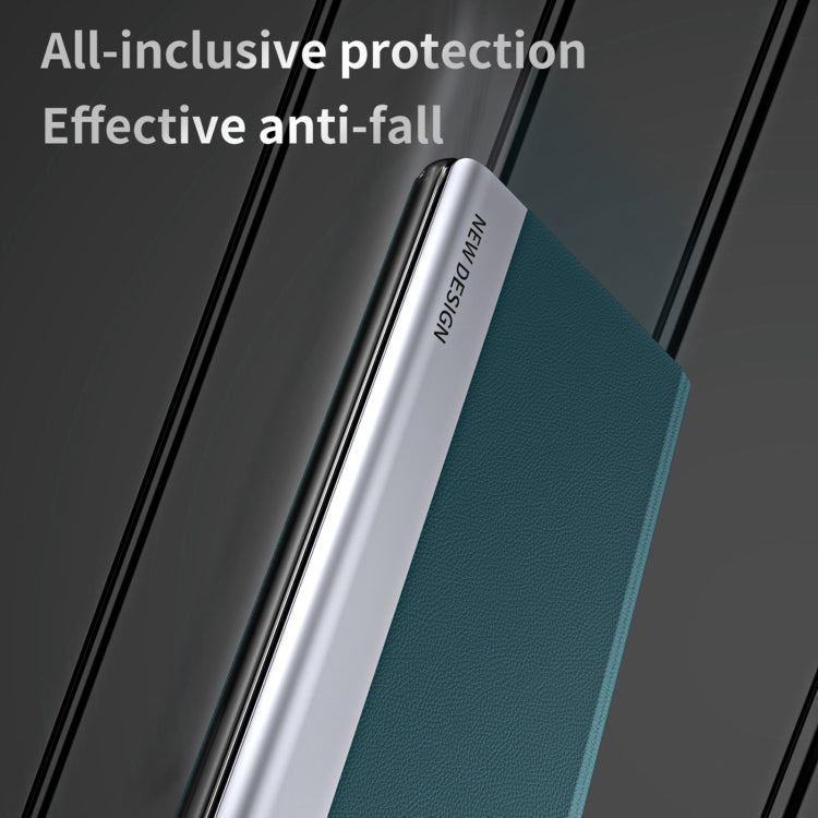 For Xiaomi Poco F5 Pro Side Side Electroplated Magnetic Leather Phone Case(Yellow)