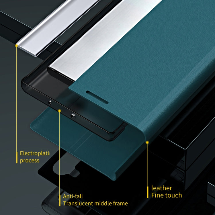 For Xiaomi Poco F5 Pro Side Side Electroplated Magnetic Leather Phone Case(Yellow) - free shipping - PMC TechLife - Order now!