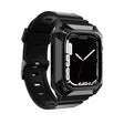 Armor Case Integrated TPU Watch Band For Apple Watch 6 40mm(Black) - Watch Bands by PMC TechLife | Online Shopping South Africa | PMC TechLife
