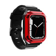 Armor Case Integrated TPU Watch Band For Apple Watch 2 38mm(Red) - Watch Bands by PMC TechLife | Online Shopping South Africa | PMC TechLife