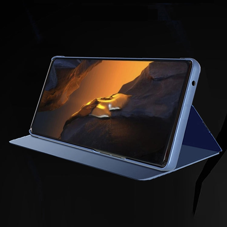 For Xiaomi Poco F5 Plated Mirror Kickstand Flip Leather Phone Case(Purple) - free shipping - PMC TechLife - Order now!