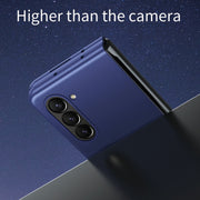For Samsung Galaxy Z Fold5 Skin Feel Shockproof PC Fold Protective Phone Case(Blue)